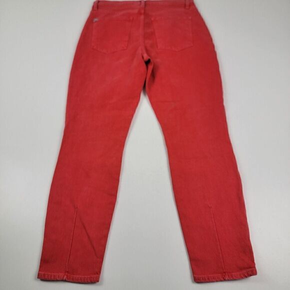 AO.LA Good High Rise Ankle Skinny Jeans Pants Red Orange Women Size 30 - Picture 11 of 12